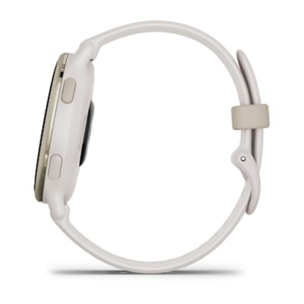 Garmin v&iacute;voactive&reg; 5 i&scaron;manusis sportinis laikrodis (kreminės / dramblio kaulo spalvos)