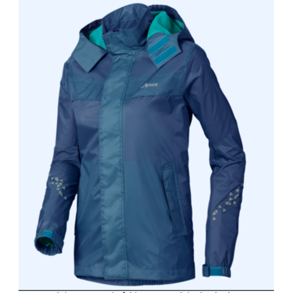Jacket mot. Apura Essential mint/blue