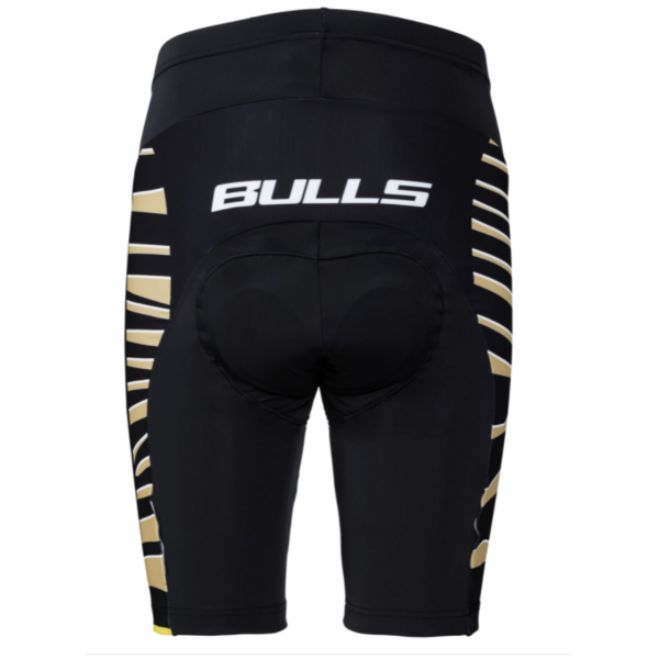 Shorts for men. BULLS Zebra Gold black/yellow