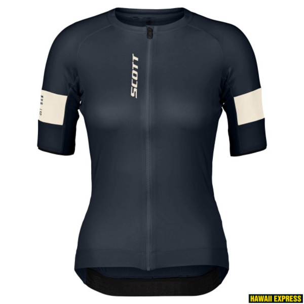 Mar&scaron;kinėliai mot. trumpom rankovėm Scott Endurance Pro SS dark blue/cotton white