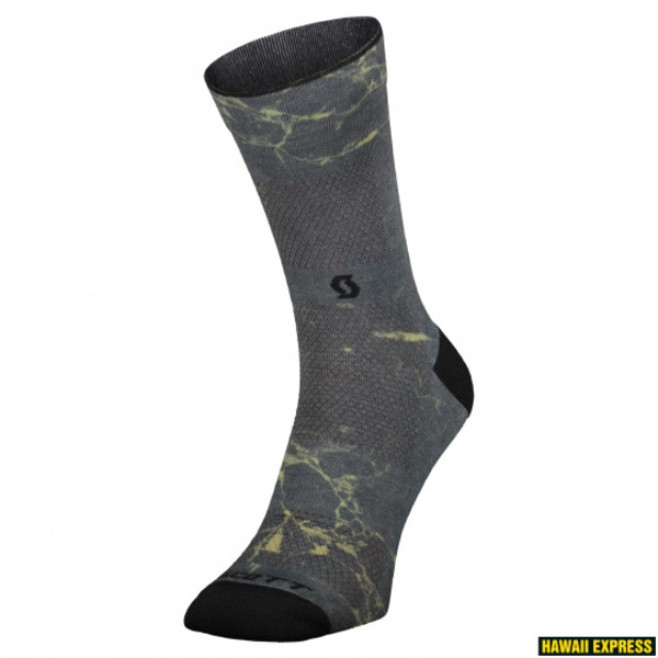 Kojinės Scott vyr.Trail Vertic Crew dark grey/mud green