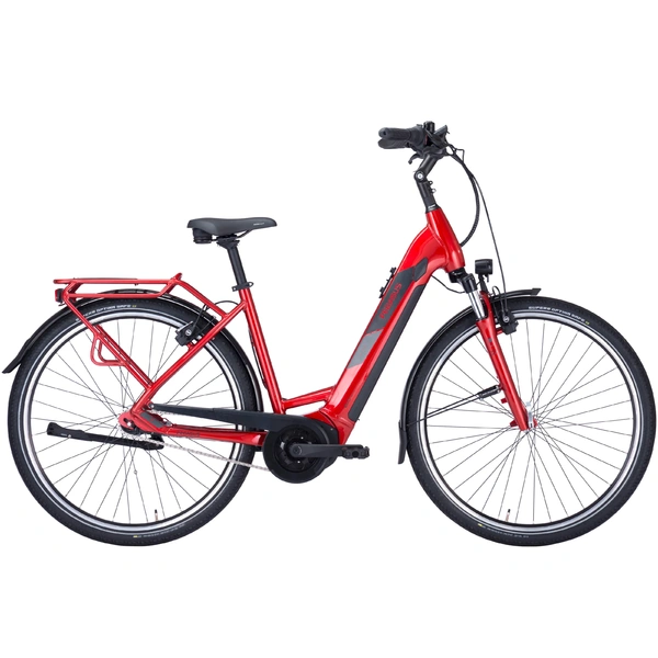 Dviratis 28  elektrinis Pegasus Solero EVO 7R Plus wave BOSCH Sistema 400wh raudonas 