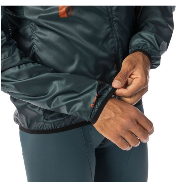 Jacket for men. Scott RC Team WB aruba green/braze orange