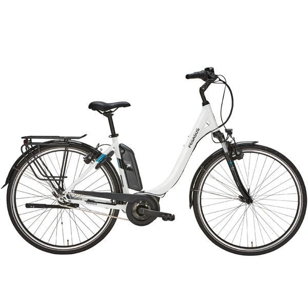 Dviratis 28  elektrinis Pegasus Ancura E7R HS wave BOSCH Sistema 400wh 7g baltas 
