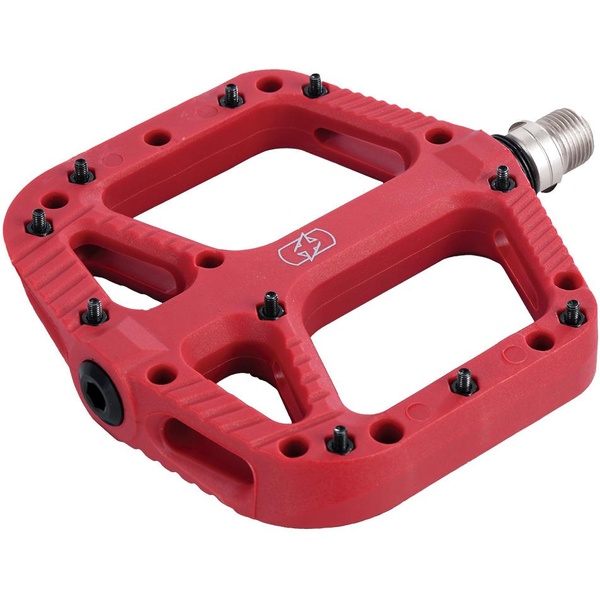 OXC Loam 20 Nylon Flat Red pedals
