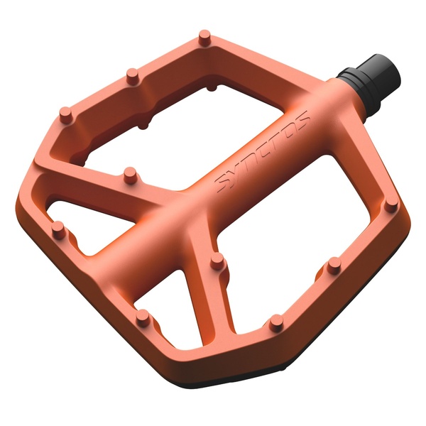 Syncros Squamish III orange platform bike pedals