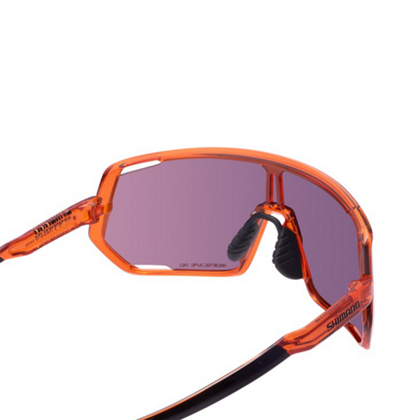 Cycling Glasses Shimano Eyewear TCNM2RD Orange Sapphire