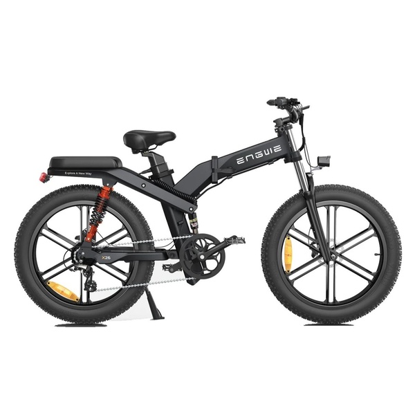 Bicycle 26  electric Engwe X26 double battery black