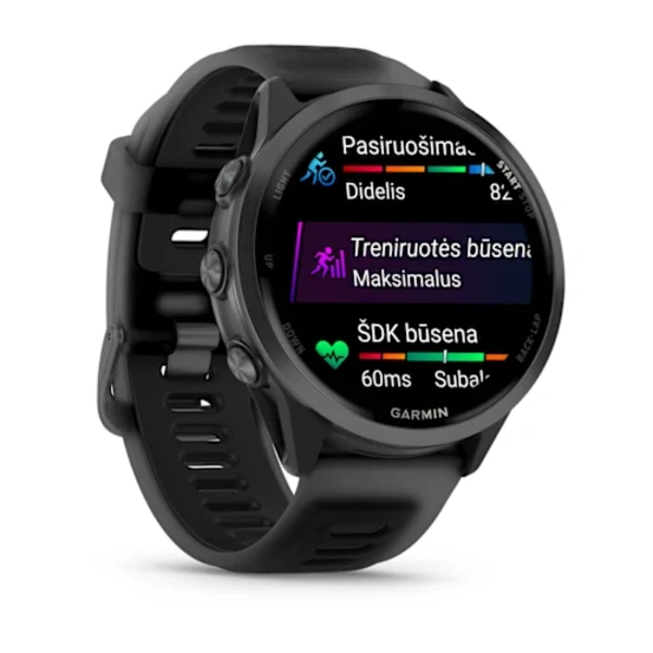 Garmin Forerunner 570 - 47mm i&scaron;manusis sportinis laikrodis (Pilkai melsvos spalvos)