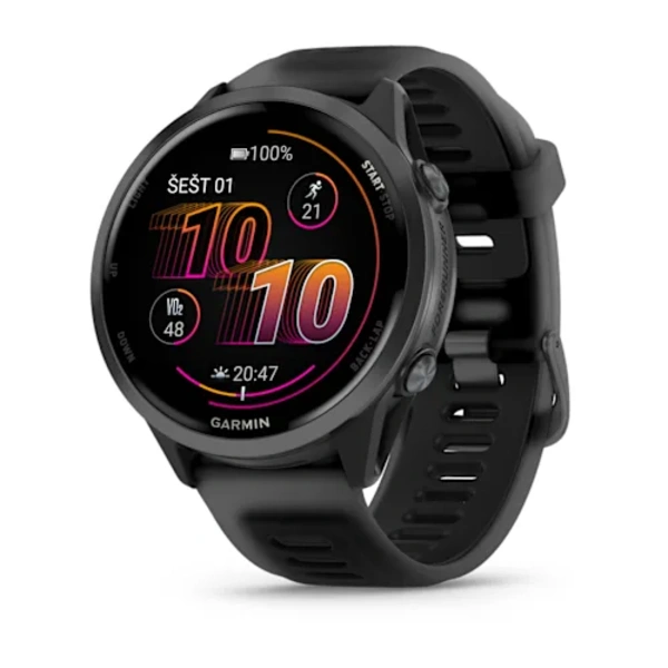 Garmin Forerunner 570 - 47mm i&scaron;manusis sportinis laikrodis (Pilkai melsvos spalvos)