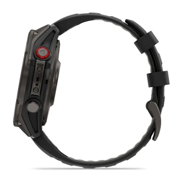 Garmin fēnix&reg; 8 Pro 47 mm, AMOLED Sapphire DLC Titanium i&scaron;manusis sportinis laikrodis (Pilkos anglies spalvos) 