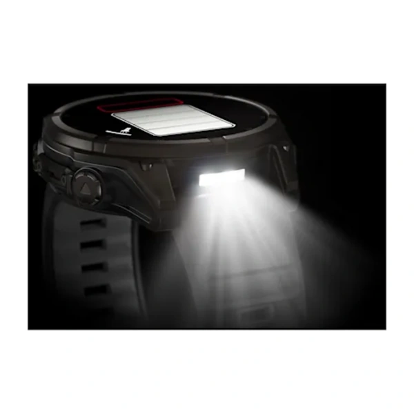 Garmin fenix 8 47mm Solar Sapphire i&scaron;manusis sportinis laikrodis (Juodos spalvos)