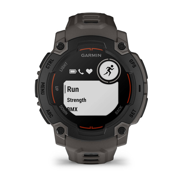 Garmin Instinct&reg; E &ndash; 45 mm i&scaron;manusis sportinis laikrodis (juodas)