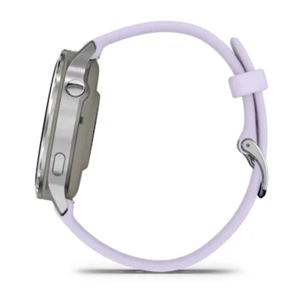 Garmin Venu 4 &ndash; 41 mm Sportinis i&scaron;manusis laikrodis (Lunar Silver)
