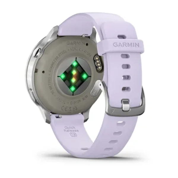 Garmin Venu 4 &ndash; 41 mm Sportinis i&scaron;manusis laikrodis (Lunar Silver)