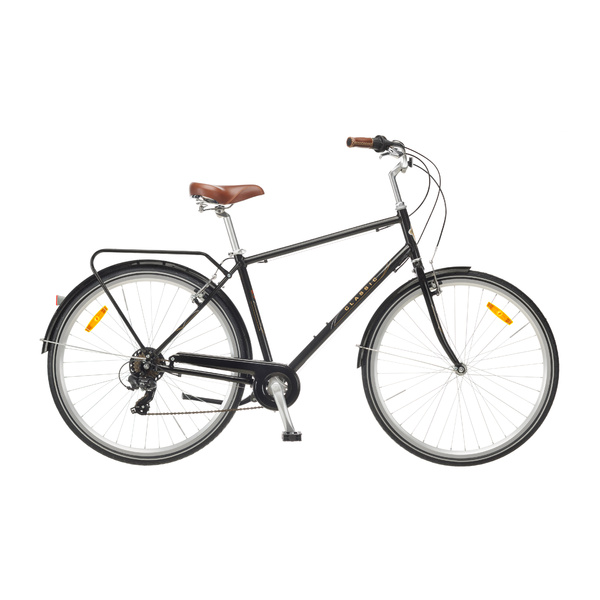 Dviratis 28  CLASSIC DELUXE 7 MEN ALU EQ 28  black classic