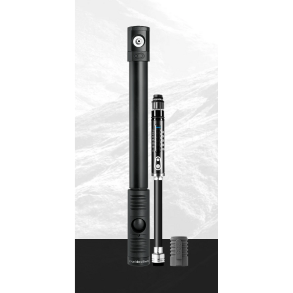 Crankbrothers Hand clic HP W/CO2 GAUGE pump black