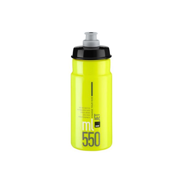 Gertuvė Elite Jet Yellow Fluo Black logo 550ml