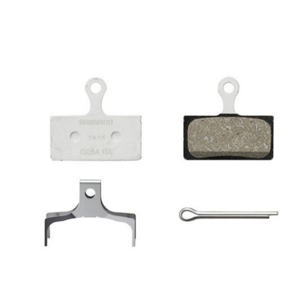 Disc Brake Pads Shimano Resin G05A Incl Spring/Split Pin 1 Pair