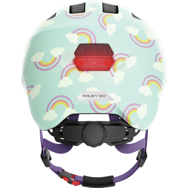 Abus helmet for children Smiley 3.0 LED blue rainbow