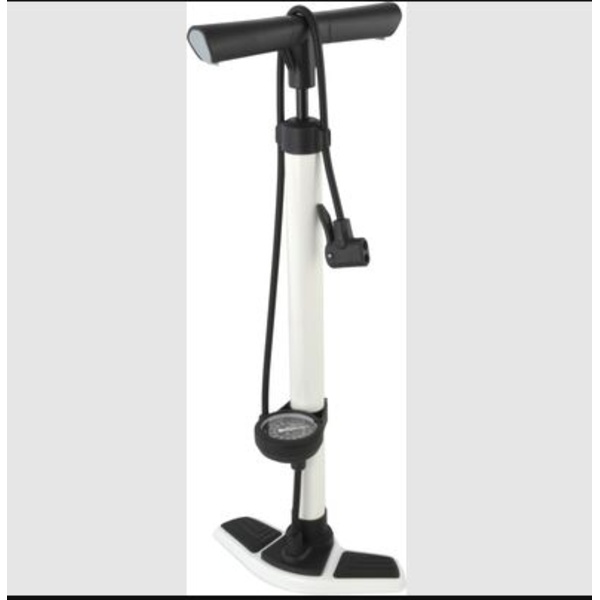 Floor pump FUXON Capri due white