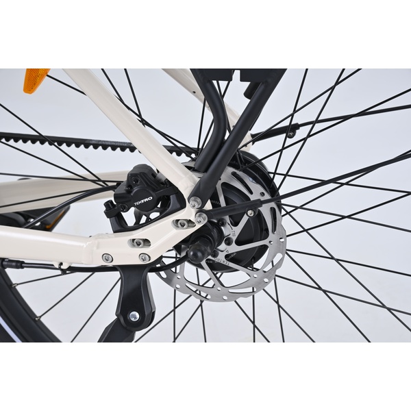 Bicycle electric 28  Luna NEO BELT unisex  cream