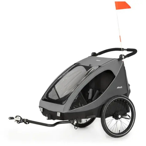 Child Bicycle Trailer Hauck Dryk Duo Dark Grey