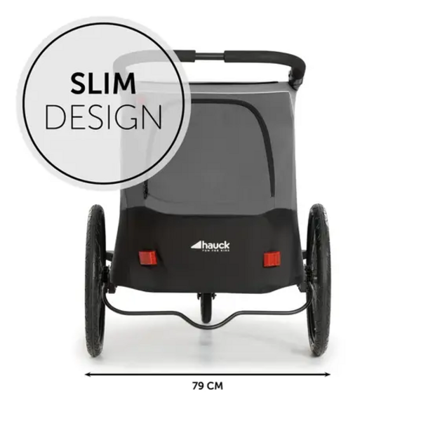 Child Bicycle Trailer Hauck Dryk Duo Dark Grey