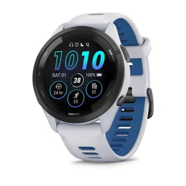 Garmin Forerunner 265 i&scaron;manusis sportinis laikrodis (Whitestone / Tidal Blue)