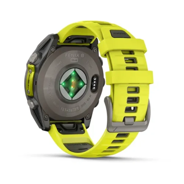 Garmin fēnix 8 &ndash; 47 mm, Solar, Sapphire i&scaron;manusis sportinis laikrodis (Titano spalvos)