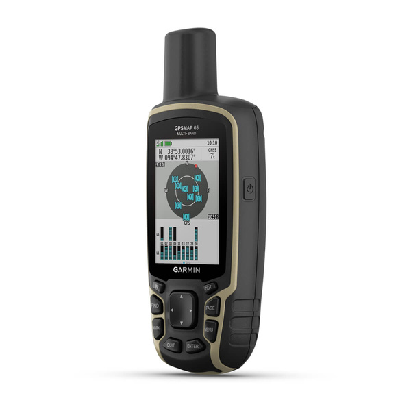 Garmin GPSMAP 65 Kelių dažnio juostų ir palydovinės navigacijos tinklų delninis įrenginys