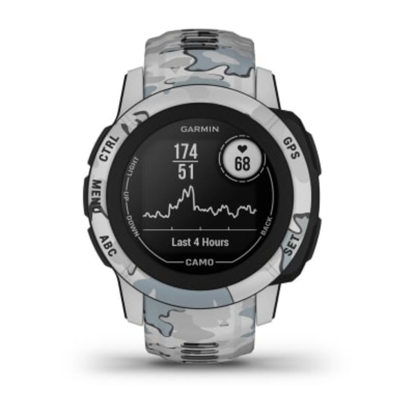 Garmin Instinct&reg; 2S Camo i&scaron;manusis sportinis laikrodis (Kamufliažinės spalvos)