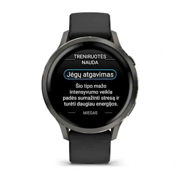 Garmin Venu&reg; 4 &ndash; 41 mm Sportinis i&scaron;manusis laikrodis (Lunar Slate)