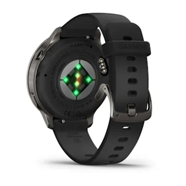 Garmin Venu&reg; 4 &ndash; 41 mm Sportinis i&scaron;manusis laikrodis (Lunar Slate)