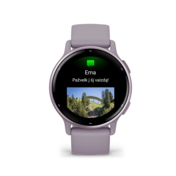 Garmin v&iacute;voactive&reg; 5 i&scaron;manusis sportinis laikrodis (orchidėjų spalvos)