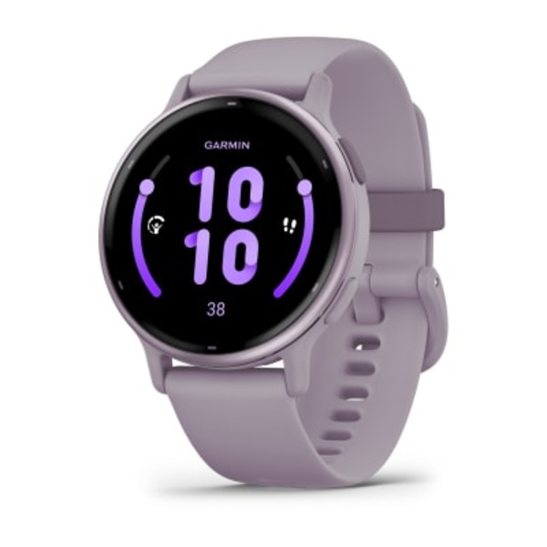 Garmin v&iacute;voactive&reg; 5 i&scaron;manusis sportinis laikrodis (orchidėjų spalvos)