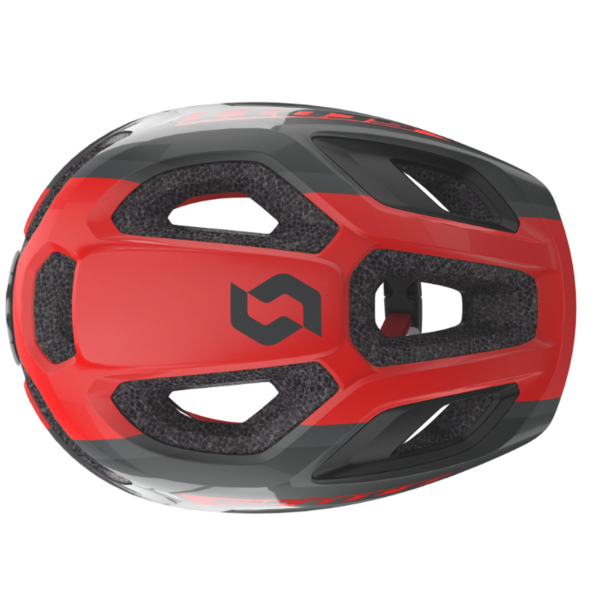 Helmet Scott Spunto Junior t.grey/red 1 size