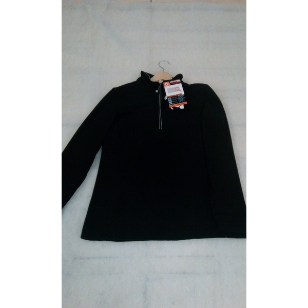 Jumper mot. fleece Iguana Powder ski black