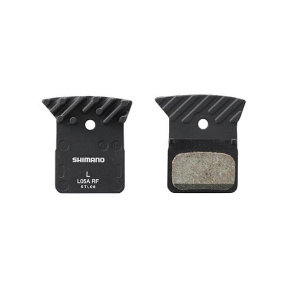 Brake pads Shimano L05A-RF Resin pad with fin and spring (pair)