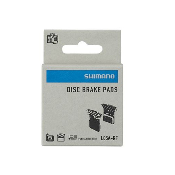 Brake pads Shimano L05A-RF Resin pad with fin and spring (pair)