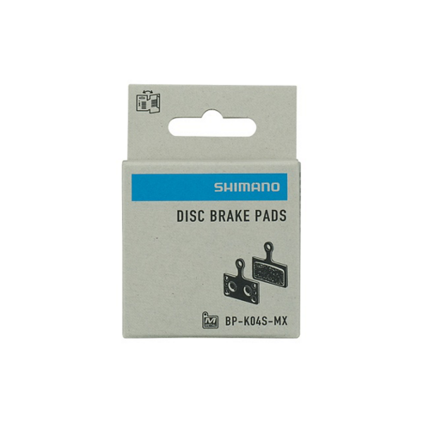 Diskinių stabdžių kaladėlės Shimano Metal K04S Incl Spring/Split Pin 1 Pair