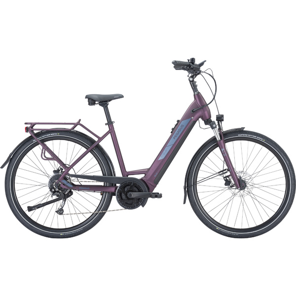 Dviratis 28  elektrinis Pegasus Solero EVO 9 wave BOSCH Sistema 625wh 9g t.violetinis 