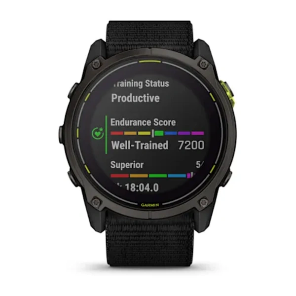 Garmin Enduro 3 DLC Titanium sportinis i&scaron;manusis laikrodis (Carbon Grey DLC Titanium)