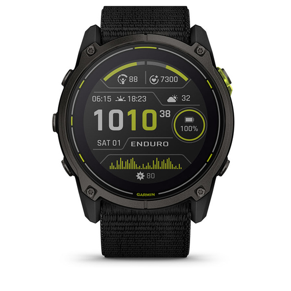 Garmin Enduro 3 DLC Titanium sportinis i&scaron;manusis laikrodis (Carbon Grey DLC Titanium)