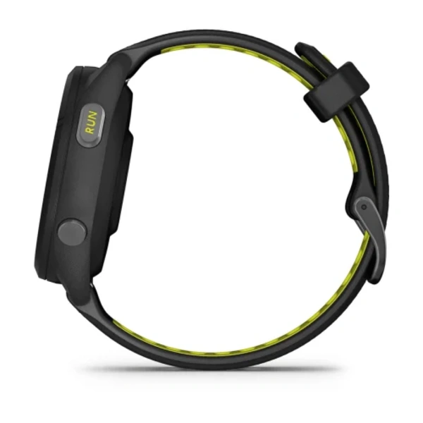 Garmin Forerunner 265S i&scaron;manusis sportinis laikrodis (Juodos / Amp yellow spalvos)