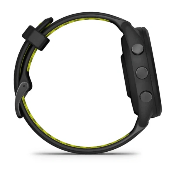 Garmin Forerunner 265S i&scaron;manusis sportinis laikrodis (Juodos / Amp yellow spalvos)