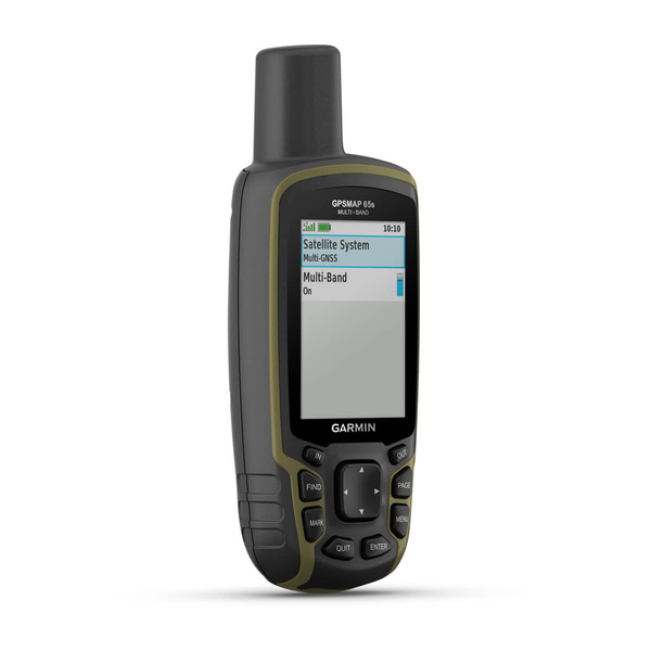 Garmin GPSMAP 65s Kelių dažnio juostų ir palydovinės navigacijos tinklų įrenginys su jutikliais