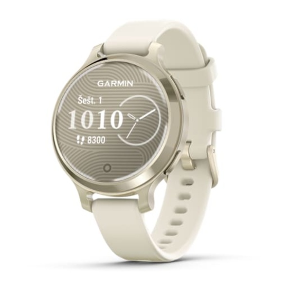 Garmin Lily&reg; 2 Active  i&scaron;manusis sportinis laikrodis (Pilk&scaron;vos aukso spalvos)