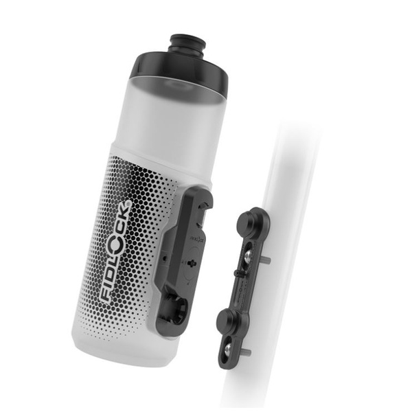 Fidlock Twist 600ml bottle + bike base transparent
