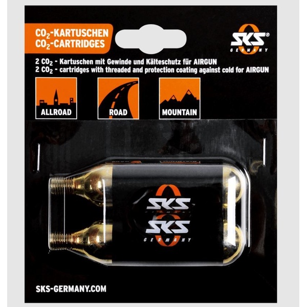 Cartridges SKS CO2 16g 2 pcs